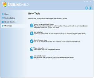 Baseline Shield screenshot