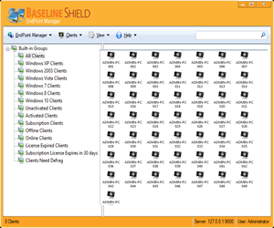 Baseline Shield EndPoint Manager screenshot